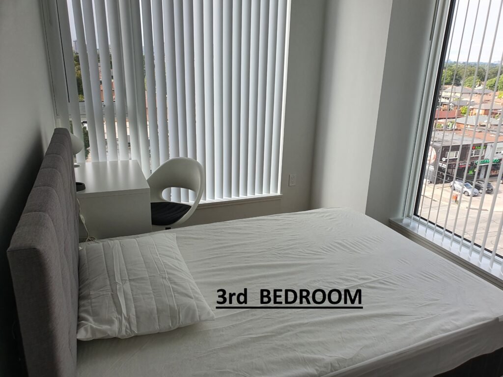 Furnished 3- Bedroom, 2-washroom Condo+Parking in Etobicoke ALL INCLUDED