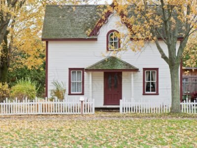 View from outside a house